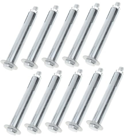HOMOCONO 20pcs Expanding Concrete Anchor Bolts Heavy Duty Wall Anchors for Masonry