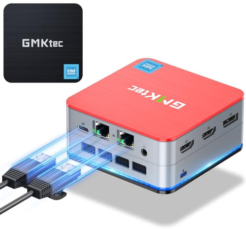 GMKtec G2 Plus Mini-PC, Intel Twin Lake N150 (Upgrade N100, schlägt N100/N95) bis zu 3,6 GHz, Desktop Mini-Computer mit 12 GB LPDDR5 RAM, 256 GB SSD, 3× USB 3.2, WiFi 6, BT 5.2, 2× HDMI, 1× DP,1× RJ45