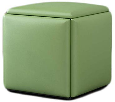 Multifunktionales Leder-Sofa mit Ablagefuß und gepolstertem Sitz, platzsparende Wohnzimmer-Kombination