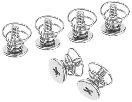 QUARKZMAN Vis À Ressort Pour GPU. 15pcs M2x6mm 5.5mm OD Ressort Pour Plaque Arrière Carte Graphique GPU Vis De Fixation Ventilateur Ordinateur. Argenté