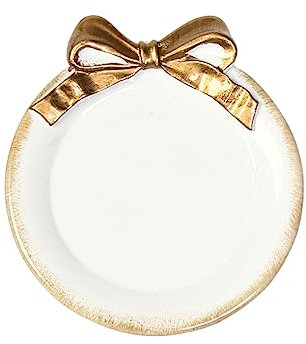 BESPORTBLE Ornements de plaques à gâteau - Décoration table - Service de plateaux assiette dessert bols de fruits plateau à ustensiles plaque d'étrave plateau de bijoux plateaux de fête