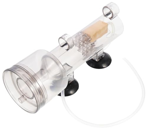 NUOBESTY Espumador de Proteínas Profesional para Acuarios de Agua Salada Skimmer de Acrílico para de Peces para de Acuarios Eliminación de y Filtración Eficaz