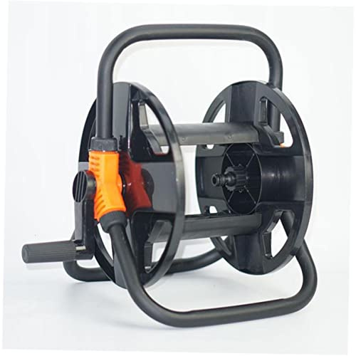 Gatuida Compact Garden Hose Reel Holder for up to 20m 4-Point Hose Lightweight and Portable Water Drum Reel Ergonomic Design for Easy Car Wash and Watering Random Color