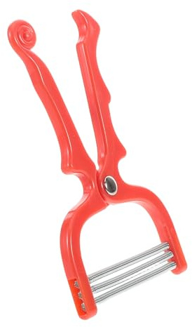 MAGICLULU Manueller Gesichtsepilierer für Frauen mit Federmechanismus Metall und Kunststoff Vielseitig Einsetzbar für Kinn und Wangen für Empfindliche Hauttypen
