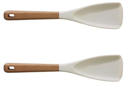 LIXSAZSE 2 confezioni/lotto Cucchiaio multifunzione Staub Utensili per cuochi moderni Spatola multifunzione opaca Cucchiaio per cucinare Gel di silice