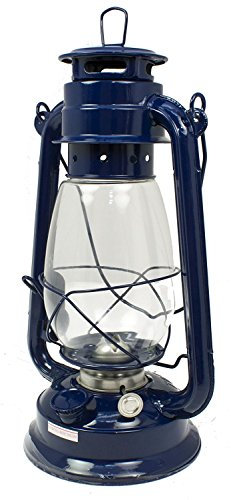 Blackspur Large Paraffin Oil Hurricane/Storm Camping Lantern (Colours May Vary)