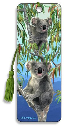 3D-Lesezeichen Koala Bären
