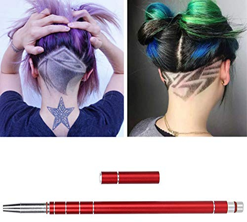 Hair Pen, Hair Tattoo Pen, Hair Razors Pen, Barber Tools Engraving Shaver Pen Hair Tattoo Pen Hair Styling Eyebrows Beards Engraving Pen Hair Styling for