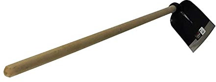 Easy Shopping® Digging Hoe with handle Ideal for any type of digging, Traditional Wooden Digging Hoe Garden Potatoes Dig Tool