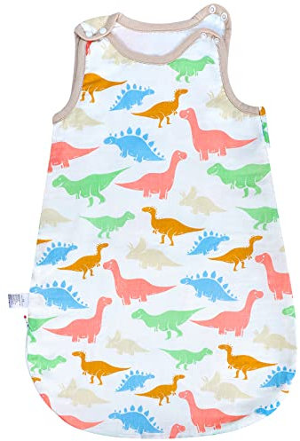 FLYISH DIRECT Baby Schlafsack, 0.5 Tog Baby Musselin Schlafsack für Neugeboren und Kinder, Supersoft und Atmungsaktiv Ganzjahresschlafsack Baby Schlafsack, M/78cm