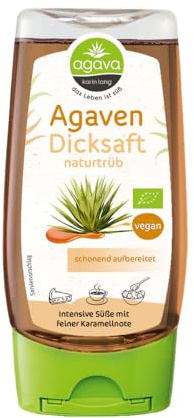 AGAVA Flüssige Süße, Agavendicksaft, naturtrüb, 350g (1er Pack)