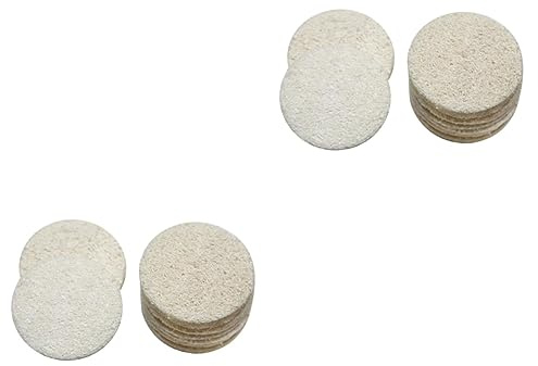 Housoutil 24pezzi Loofah Cleaning Pads Per Struccare e Spugne Esfolianti Luffa Per e
