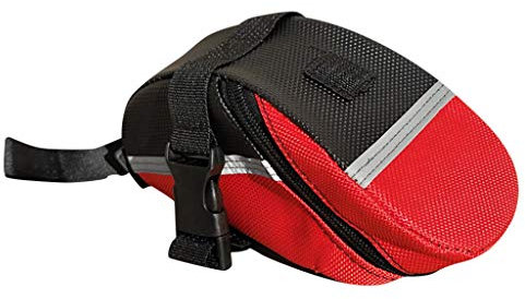 Satteltasche 1 STÜCK Fahrrad wasserdichtes Sattelbeutel Fahrrad for Wasserdichte Aufbewahrung Sattelbeutel Sitz Radfahren Heck Hintertasche Sattelzubehör Sattelzubehör Satteltaschen FüR Fahrrad(Red)