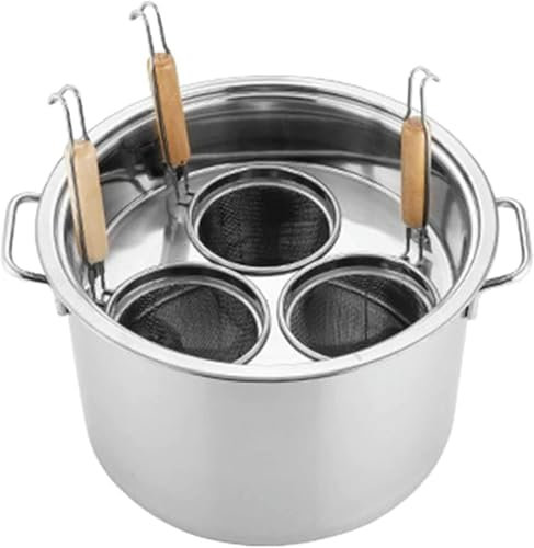 PGKTKCWH Pentole per la Pasta Pentola per la Pasta Cuocipasta in Acciaio Inox, Set per la Cottura della Pasta con cestello scolapasta, Pentola per la Cucina di casa Pentola per la Cottura a