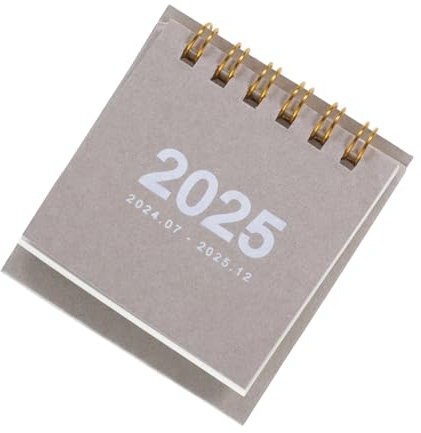 NUOBESTY Kompakter Tischkalender Dekorativer Stehkalender Für Büro Home Office Praktischer Notizkalender Für Effiziente Planung