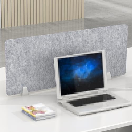 Stehpult-Trennwände, montierte Sichtschutzwand, geräuschreduzierende akustische Trennwand 60 80 90 100 120 cm, Tischplatten-Niesschutz-Trennwände für Arbeitsplätze, Theken (Farbe: B, Größe: 120 x 40