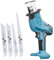 Cordless Reciprocating Saw for Makita 18V (No Battery), Brushless Reciprocating Saw 3500SPM Stroke Speed with 4 Blades for Metal/Wood/PVC Cutting Tool