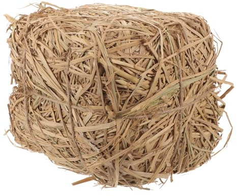 HANABASS Haystack Decoration Straw Bales for Outdoor Decor Miniature Scene Rabbit Grass Fake Hay Straw Simulated Decor Autumn Style