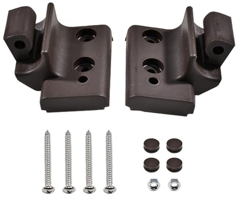 YUCKMZ Dachfenster Griffkonsole Set AF/BA 2skt Ersatzteil Kompatibel mit Braas Atelier-Fenster Braun