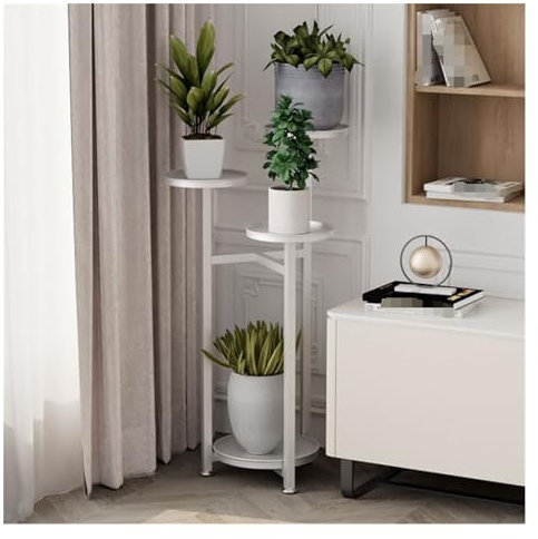 Pflanzenständer – Multi-Topfhalter für drinnen und draußen, Blumenregal für Eck-Display, 100 cm Höhe, dekorative Aufbewahrung für Haus und Garten