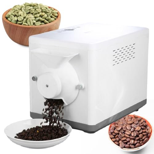HSSMEUR Torréfacteur de Grains de café électrique Automatique,chronométrage de 90 Minutes et température réglable(220v)
