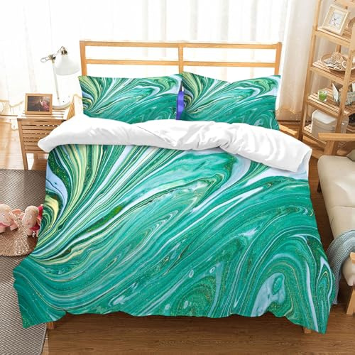 NIOYNJIS Ropa de Cama. Cubierta de Gran Comodidad,Hecha de algodón 100% Suave y Delicado,Muy amigable con la Piel,Flujo Colorido de Colores sobre Lienzo. Fondo Abstracto o Textura. Arte Flu,200x228cm