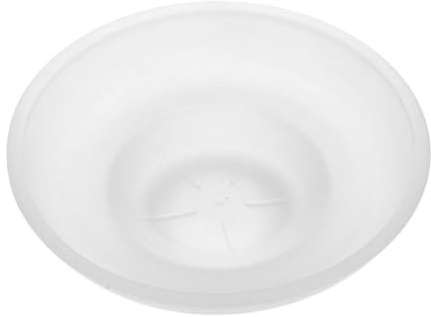 HYTROVE Porta Sapone Solido in Vetro, Piattino Rotondo Trasparente Base Antiscivolo, Facile da Pulire, per Bagno e Cucina