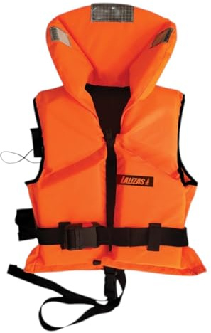 LALIZAS Giubbotto di salvataggio 100N ISO 12402-4 CE, in nylon, per adulti (50-70 kg)
