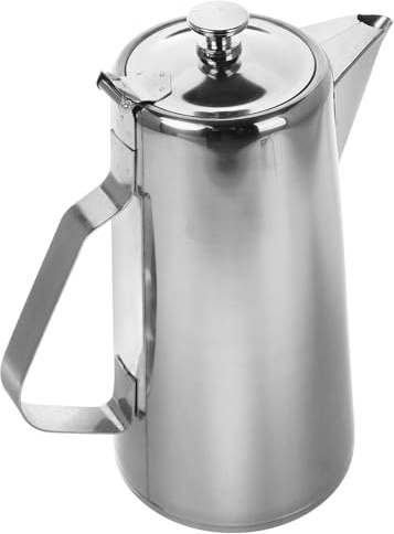 KICHOUSE Jarra Diseño Elegante con Tapa de Resistente Acero Inoxidable de 2l y Multifuncional Duradero para Bebidas Frías en Oficina y Reuniones