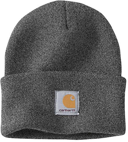 Carhartt Herren Knit Cuffed Beanie Beanie Hat, Coal Heather, Einheitsgröße
