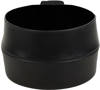 Wildo Tasse pliante en plastique - 200 ml 200 ml Noir
