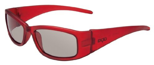 EX3D 1010 Lunettes polarisantes 3D pour Enfant (Rouge) (Import Allemagne)