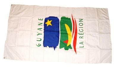 Flagge Fahne Frankreich - Französisch Guyana 90 x 150 cm FLAGGENMAE®