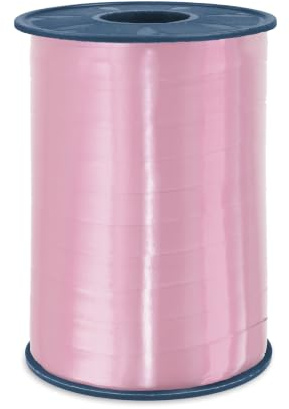 C.E. Pattberg AMERICA Gift curling Ribbon peony (pink), 273 yards of balloonribbon for Gift Wrapping, 0.39 inches width, Accessories for Decoration & Handicrafts, Decoration Ribbon for Presents