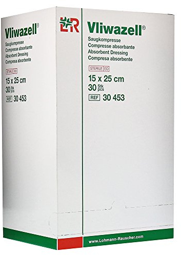 Vliwazell Saugkompressen 15x25 cm Steril