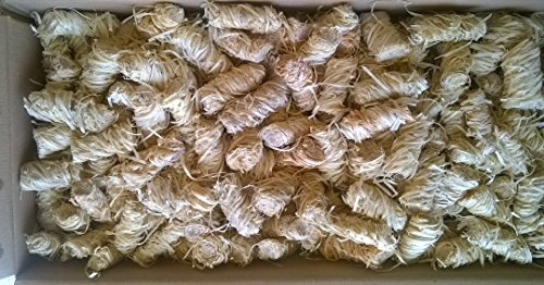 5kg Anzünder für Grill und Kamin Holzwolle in Wachs getränkt und gedreht.