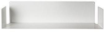 TEEbooks - 1 Mensola da Parete per Libri 60 cm | Design Invisibile & Minimalista | Libreria da parete | Made in Italy | Colore Bianco | Acciaio di Qualità | Facile da installare
