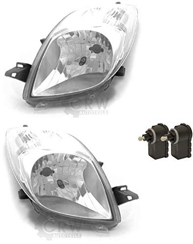 Scheinwerfer Set für YARIS XP9 H4 mit Blinker inkl. Motor