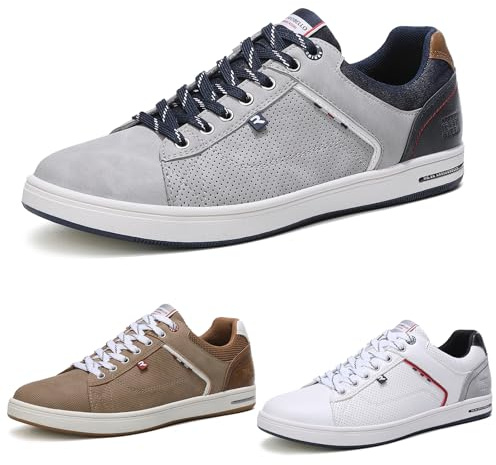 Sneaker Herren Schuhe Business Freizeitschuhe Trainers | Atmungsaktive, Leichte, Outdoor Sneaker für Walking, Sport, Tennis Größe 41-46