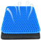 Gel Seat Cushion - Double Thick Honeycomb Cushion with Cloth Cover, Ergonomic & Cooling Design for Office Chair, Car, Wheelchair (42 x 35 x 3.5 cm)