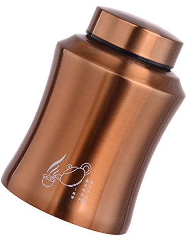 Anneome Edelstahl Tee mit Deckel Dicker Versiegelte Teedose für Lose Teeblätter Inklusive Teesieb für Optimale Teeaufbewahrung Robuster Teekannenbehälter