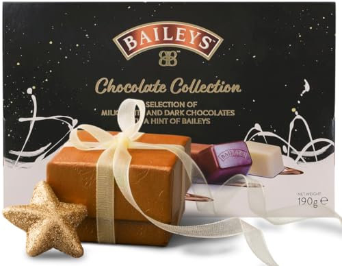 Baileys Truffles Selection 190g - White/Milk/Dark Chocolates with Rich Irish Cream Flavors - Baileys Chocolate Lovers Gift for her, Birthdays,Easter Chocolate Gift for Easter 2025 & mens gifts