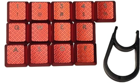Pnuokn Strukturierte ABS-Tastenkappen für G813/G815/G915/G913, mechanische Tastatur für Gamer, Profis, personalisierbar