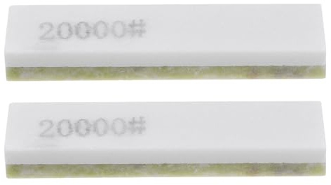 sourcing map 2pcs Knife Sharpening Stone Set 10000/20000 Grit Rectangle Knife Sharpening Stone Sharpener Whetstone for Knives Scissors Kitchen Sharpen Tools
