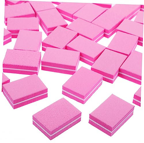 Gogogmee 50 Stück Doppelseitige Schwamm Nagelfeilen Kleiner Block Nagelfeile Für Fingernägel Und Fußnägel Kompakt Langlebig Maniküre Und Pediküre Werkzeug Für Zuhause Und Salon