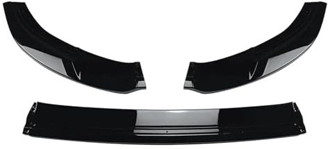 Auto-Frontspoiler Für Golf 7 MK7 Für GTI Für GTD Für GTE R 2012-2018 Auto Front Stoßstange Lip Unteren Splitter Diffusor Body Kit Spoiler Trim Auto Frontspoiler Lippe(Gloss Black)