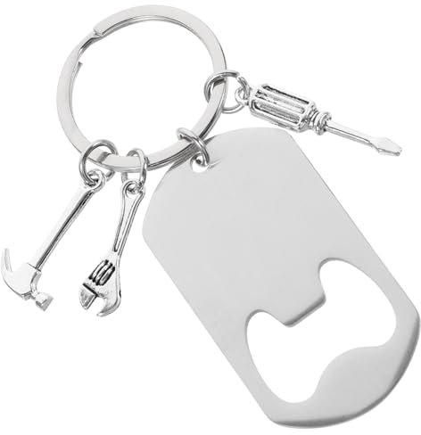 UTHCLO Bottle Opener Keychain Decorative Beer Bottle Opener Keyring for Gifts Decor