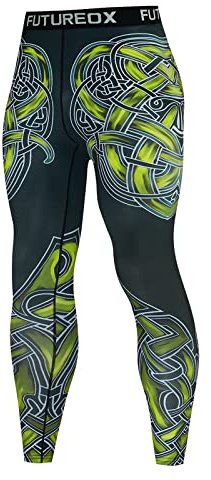 Legging de Compression Homme,Collant Sport Homme Pantalon Equitation Homme Legging Homme Thermique Collant de Sport Homme Bas de Survetement Homme Sport Pantalon VTT Homme Collant Danse Blanc Homme