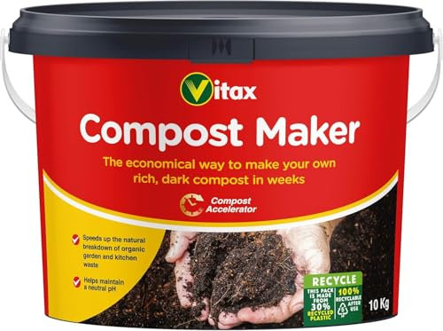 Compost Maker 10kg – Accelerates Organic Waste Breakdown for Rich, Dark Compost (10kg)