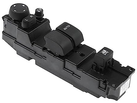 Bouton de commutation de fenêtre Interrupteur de lève-vitre électrique côté conducteur Accessoires de voiture DF80-66-350A DF8066350A DF80 66 350A pour 2008 pour Mazda 2 Commutateur de commande de vit